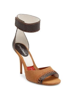 Jeffrey Campbell La Vida Ankle Strap Sandal - White