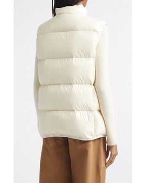 Moncler Badia Down Puffer Vest - Natural