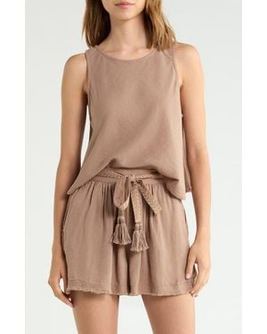 Elan Drawstrong Shorts - Natural