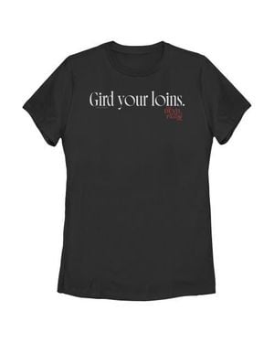 The Devil Wears Prada 2 Gird Your Loins Logo Graphic T-Shirt - Black