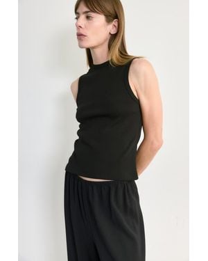 ALMINA CONCEPT Classic Round Neck Tank - Black