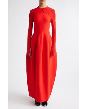 Ashlyn Tama Sleeveless Maxi Sweater Dress - Red