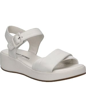 Josef Seibel Eve 02 Ankle Strap Platform Wedge Sandal - Metallic