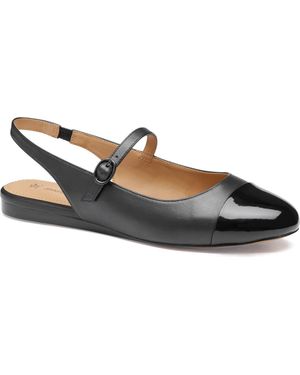 Johnston & Murphy Claire Mary Jane Slingback Flat - Blue