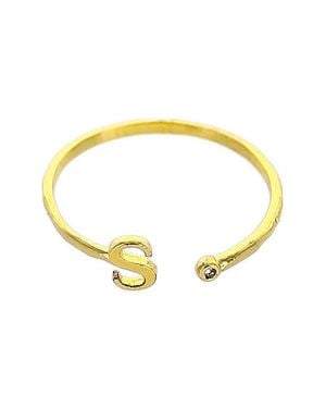 Panacea Initial Ring - Yellow