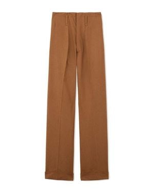 Fortela Farrah Pences Flannel Pants - Brown