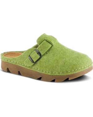 Flexus by Spring Step Clogger Mule - Green