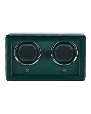 Wolf Cub Double Watch Winder With Cover - Green