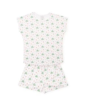 Lila and Hayes Riley Pajama Short Set - White