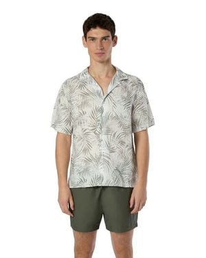 Onia Air Linen Convertible Vacation Shirt - Gray