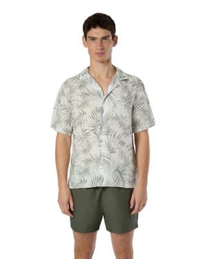 Onia Air Linen Convertible Vacation Shirt - Gray