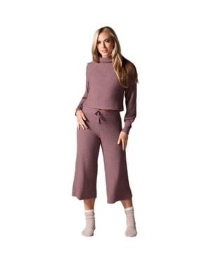 Tavi Alpine Knit Pant - Purple