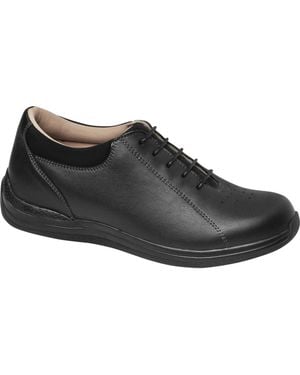 Drew Tulip Leather Sneaker - Black