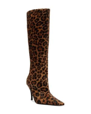SCHUTZ SHOES Rudy Pointed Toe Boot - Brown