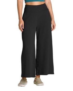 Toad & Co. Chaka Wide Leg Crop Pant - Blue