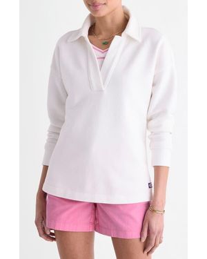 Vineyard Vines Cam Polo Sweatshirt - White
