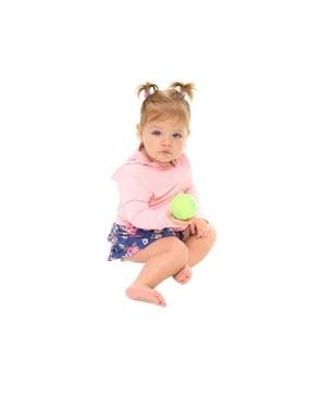 BloqUV Toddler's Long Sleeve Full Zip Hoodie Top With Sun And Uv Protection - Pink