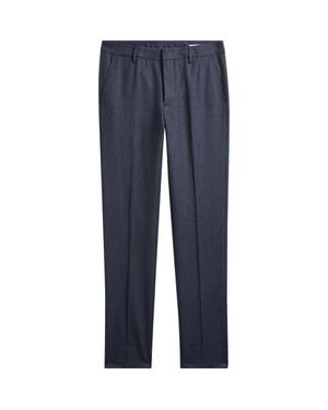 Bonobos Jetsetter Italian Wool Houndstooth Dress Pants - Blue