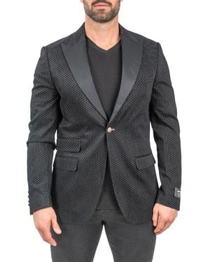 Maceoo Interrupted One-Button Sport Coat - Gray