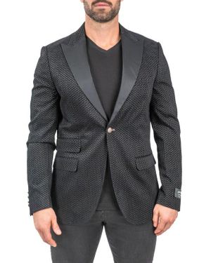 Maceoo Interrupted One-Button Sport Coat - Gray