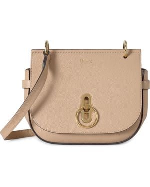 Mulberry Small Amberley Leather Satchel - Natural