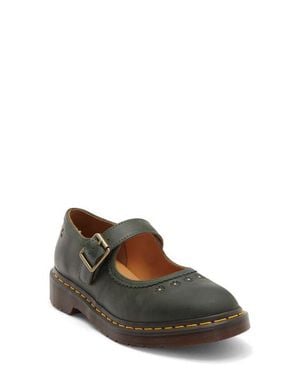 Dr. Martens Flower Mary Jane Flat - Brown