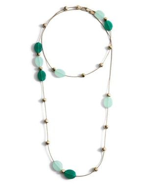 Mango Mixed Beaded Necklace - White