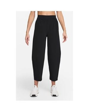 Nike 24.7 Perfectstretch Dri-Fit High Waist Loose Barrel-Leg Pants - Black