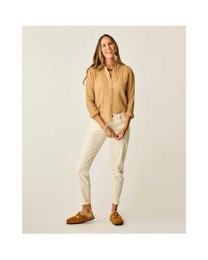 Carve Designs Tatum Gauze Top - Natural