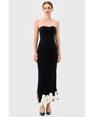 Bariano Emiliana Strapless Midaxi - Black