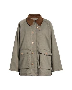DELUC Emei Cord Collar Jacket - Brown