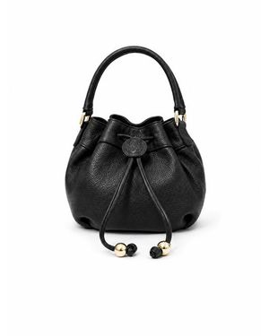 ROSZUAR Sienne Luxury Bucket Handbag - Black