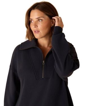 Live Unlimited Half Zip Sweatshirt - Black