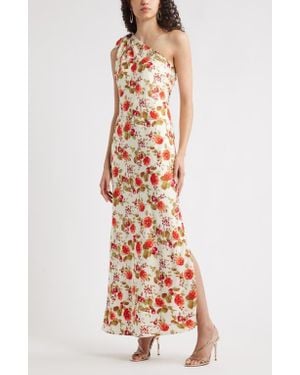 Chelsea28 Bow One-Shoulder Maxi Dress - White