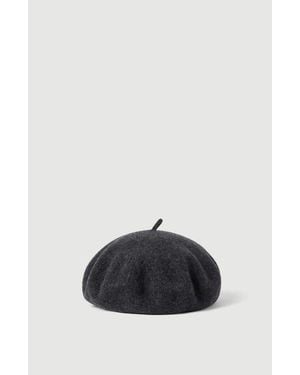 Brunello Cucinelli Wool Beret - Black