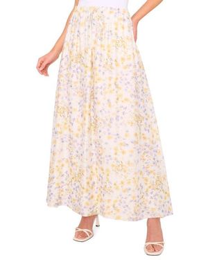 Halogen® Drawstring Waist Maxi Skirt - Pink