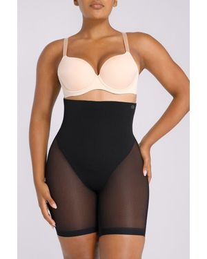 Shapellx High Waist Butt Lifting Shapewear Shorts - Black