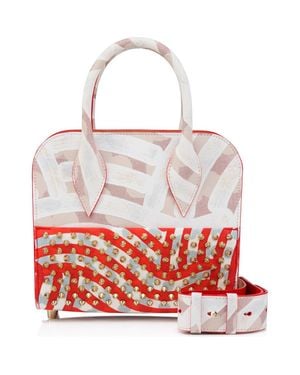 Christian Louboutin Mini Eloise Gaagal Spikes Top Handle Bag - Red