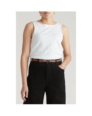 UNIVERSAL STANDARD Noyack Breton Stripe Tank - Black