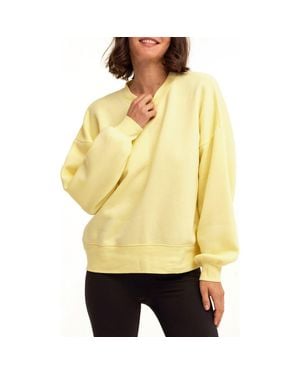 Threads For Thought Blaise Triblend Fleece Sweatshirt - Yellow