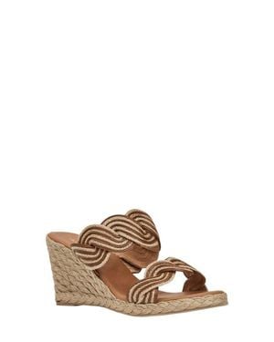 Andre Assous Nolita Twist Wedge Slide Sandal - Brown