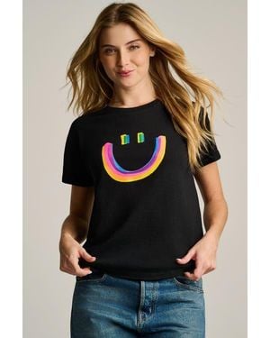 Lisa Todd All Smiles Cotton T-Shirt - Black