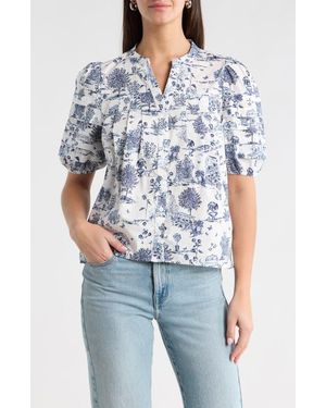 Sugarlips Renzo Toile Woven Shirt - White