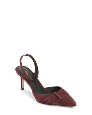 Veronica Beard Lisbeth Slingback Pointed Toe Pump - Brown