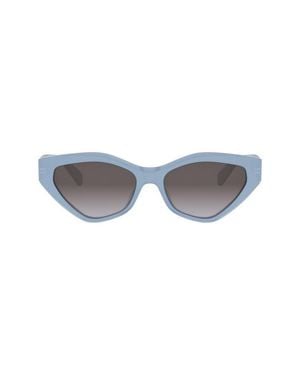 Celine Triomphe 17 56Mm Cat Eye Sunglasses - Gray