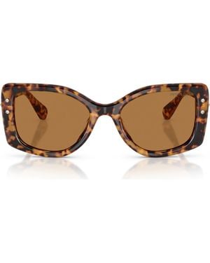 Swarovski 54Mm Pillow Sunglasses - Brown