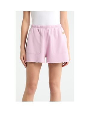 Lunya Silksweats Reversible Lounge Shorts - Pink