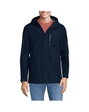Lands' End Waterproof Rain Jacket - Blue