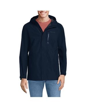 Lands' End Waterproof Rain Jacket - Blue