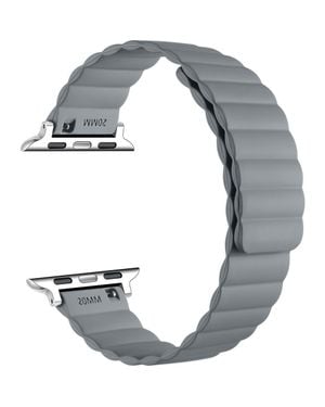 The Posh Tech Silicone Apple Watch Watchband - Gray